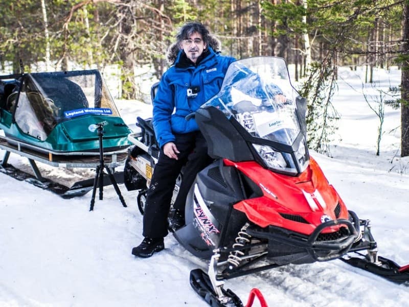 Lapland Ice Action: Snowmobile Transfer and Ice Karting in Rovaniemi