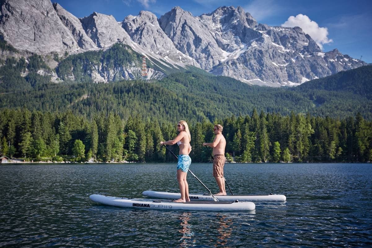 Paddleboarding Adventures at Sportbetriebe am Eibsee