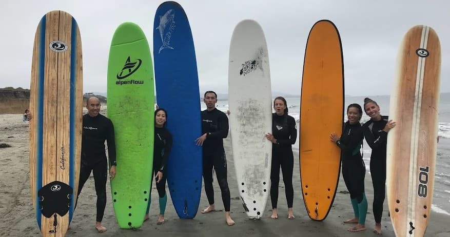Pillar Point Surf School fleet