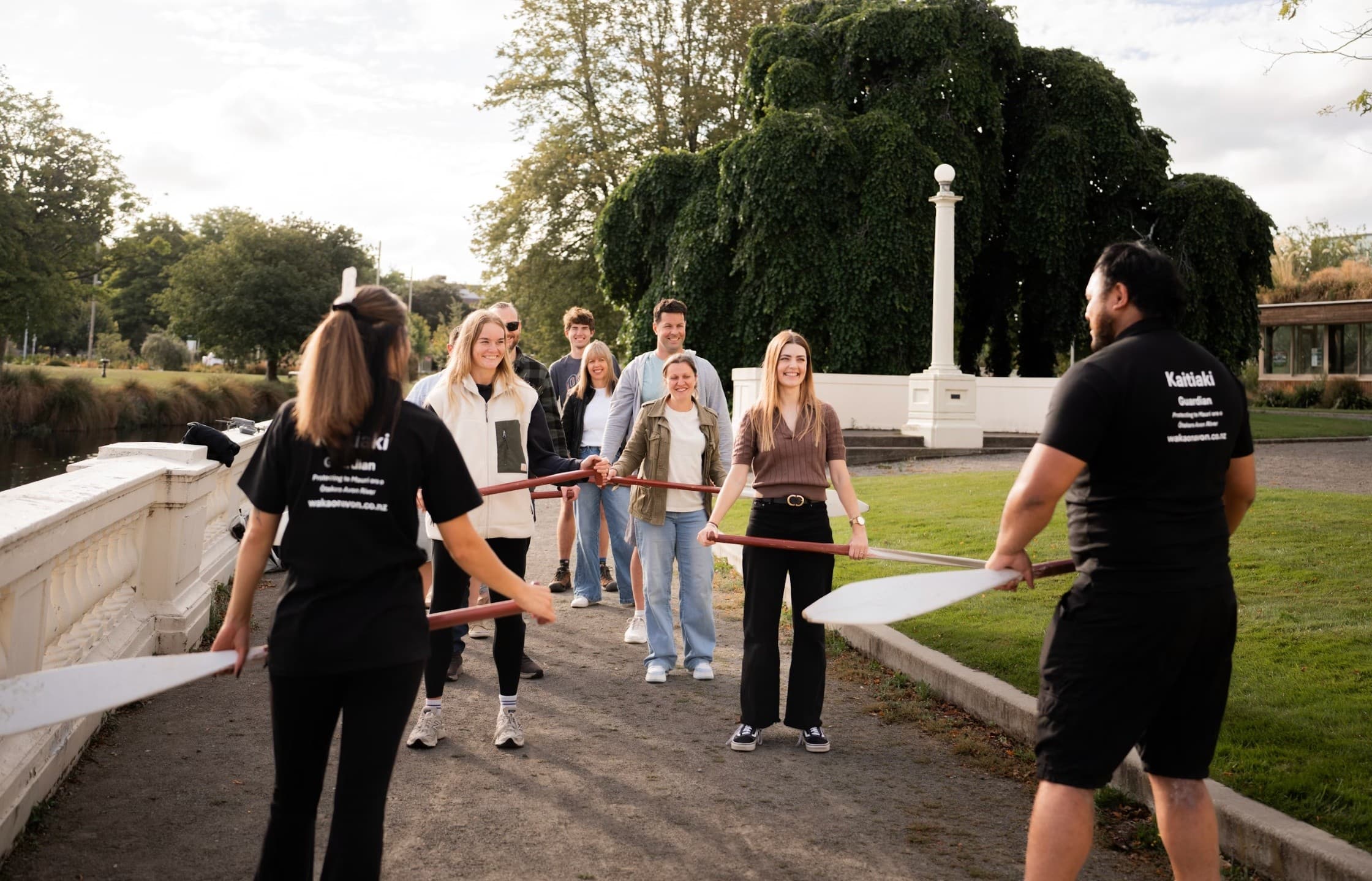 Manaaki Experience: Waka Paddle & Guided Walk on the Ōtākaro Avon River — Christchurch Cultural River Tour