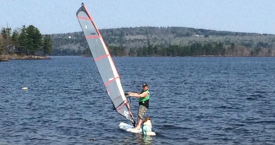 Windsurfing in Maine with Windsurfing Group Lesson