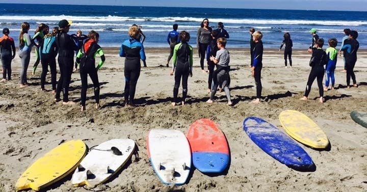 Water Activities at Kids Single Day Surf Camp in Stinson Beach