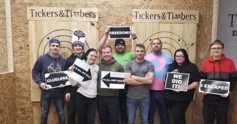 Master Axe Throwing and Escape Room Challenges in Barboursville, West Virginia