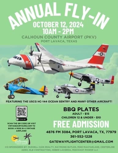 Aerial Adventures with Vintage Air Tours in Port Lavaca