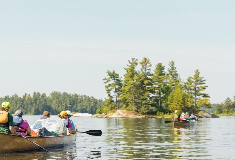 Canoe in Brooklyn Center, Minnesota