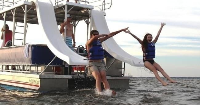 Double-Decker Pontoon Fun in Destin with Happy's Watersports
