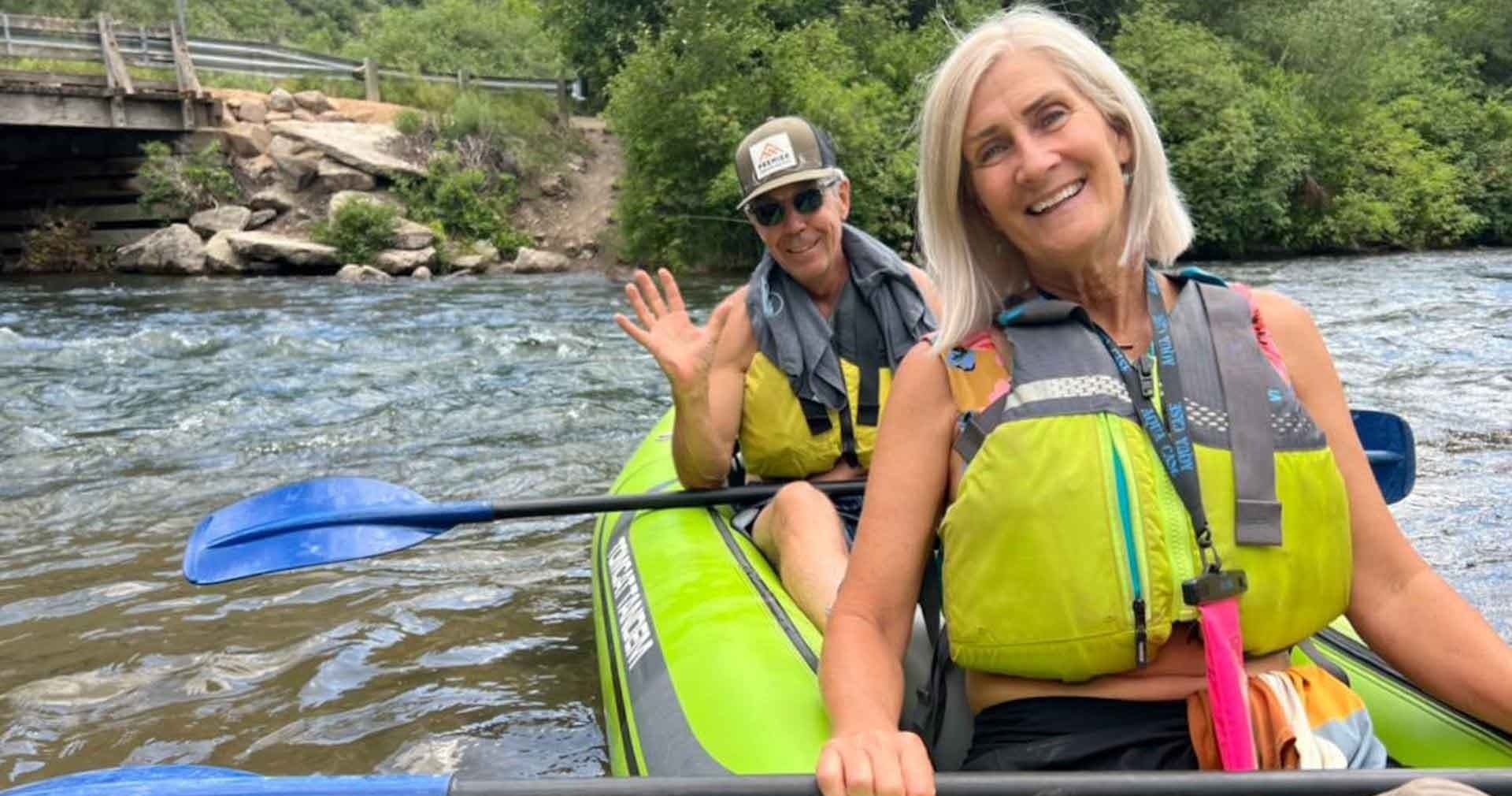 Weber River Inflatable Kayak Trip Near Portland, Oregon