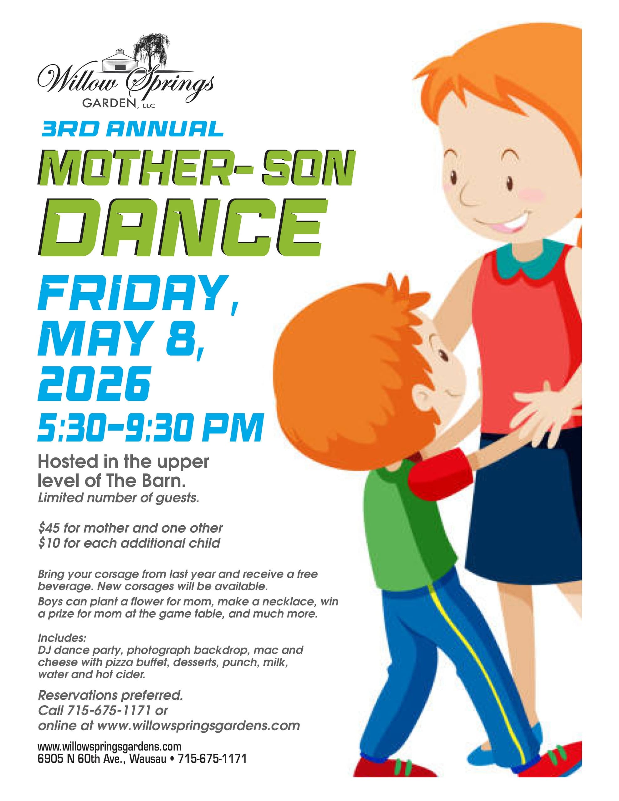 Round Barn Rhythms: Mother Son Dance 2026 in Wausau photo 1