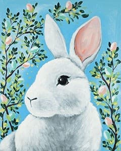 White Rabbit Paint Workshop: 1.5–2 Hour Guided Painting Class in Woodbury, MN