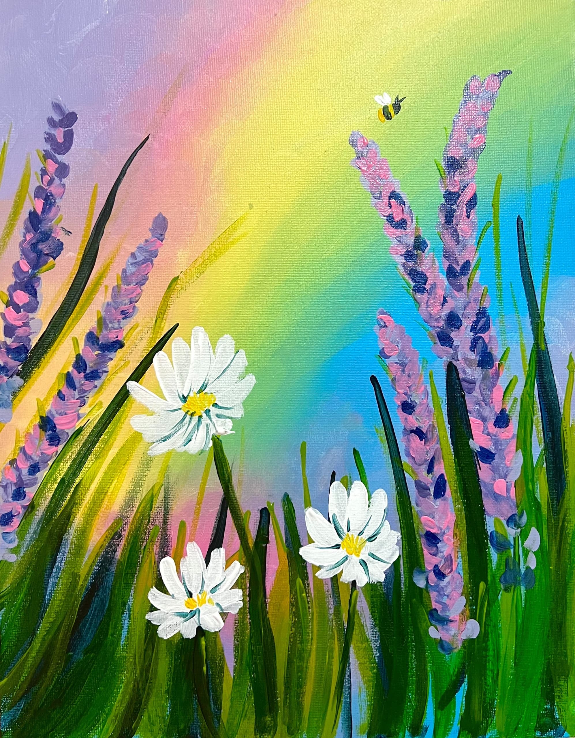 In Bloom Spring Paint N' Sip Workshop in Oshawa