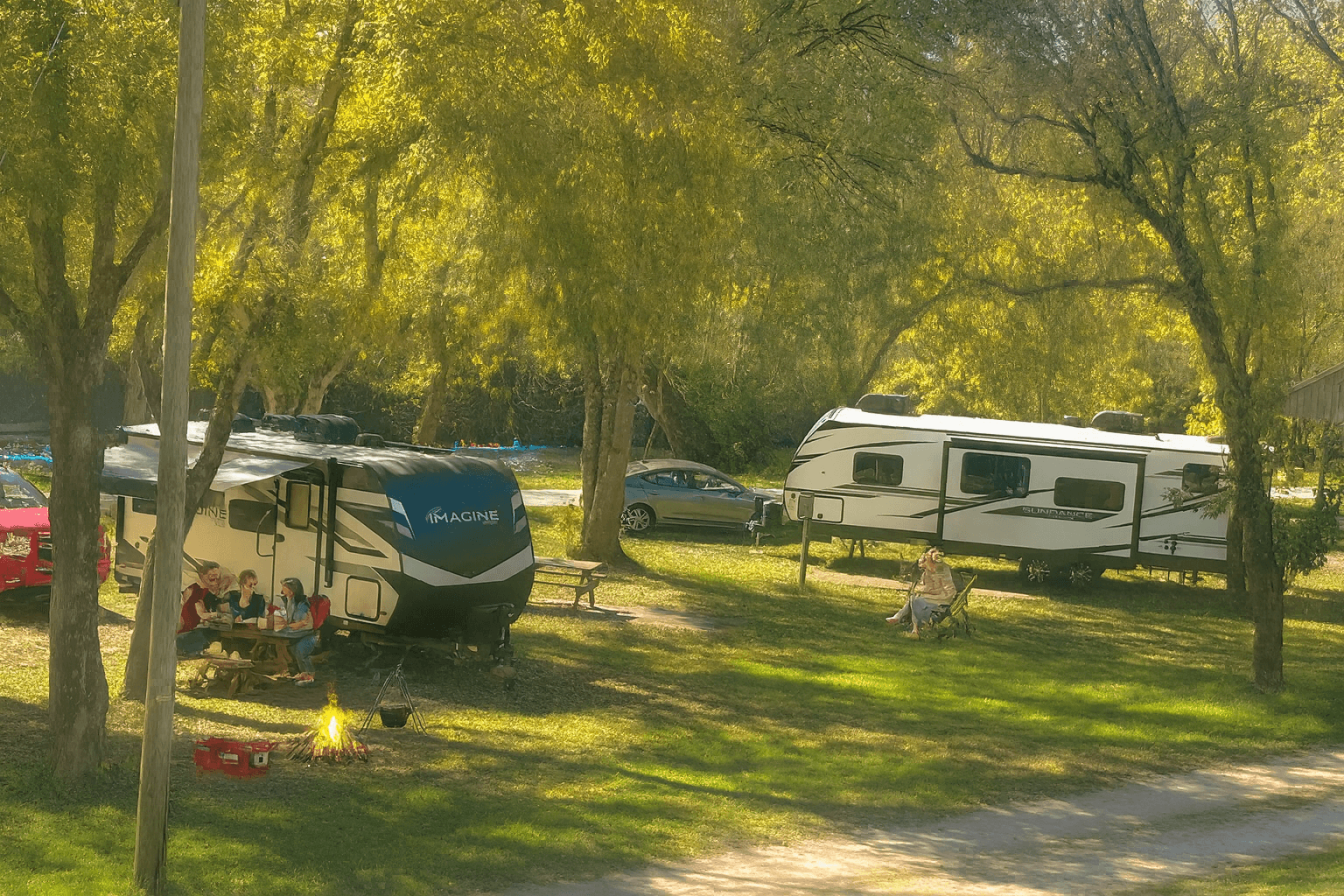 Riverfront Camping on the Hocking River: RiverBend Campground in Logan, Ohio photo 1