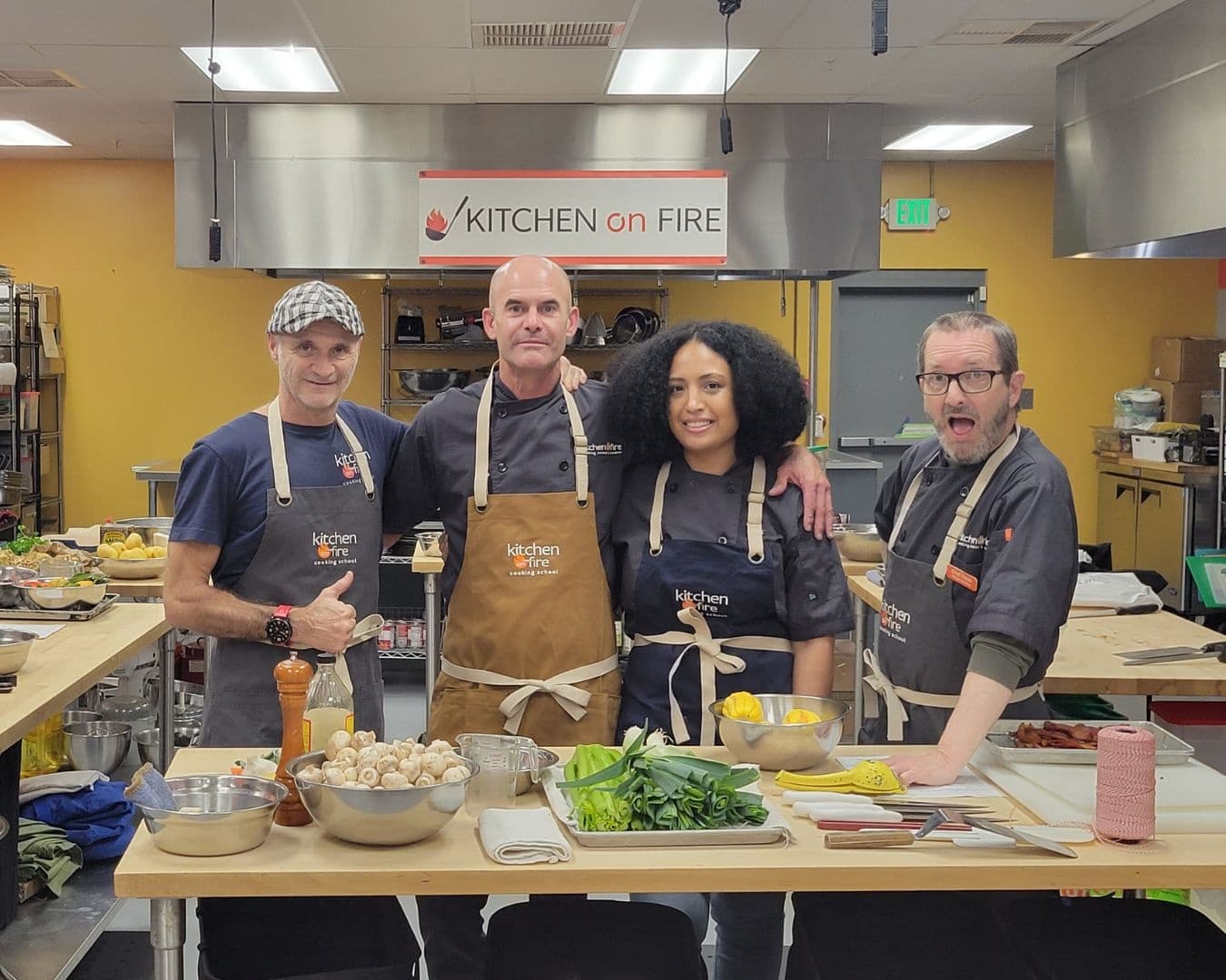 Cooking Classes with KOF Chefs in the Kitchen on Fire