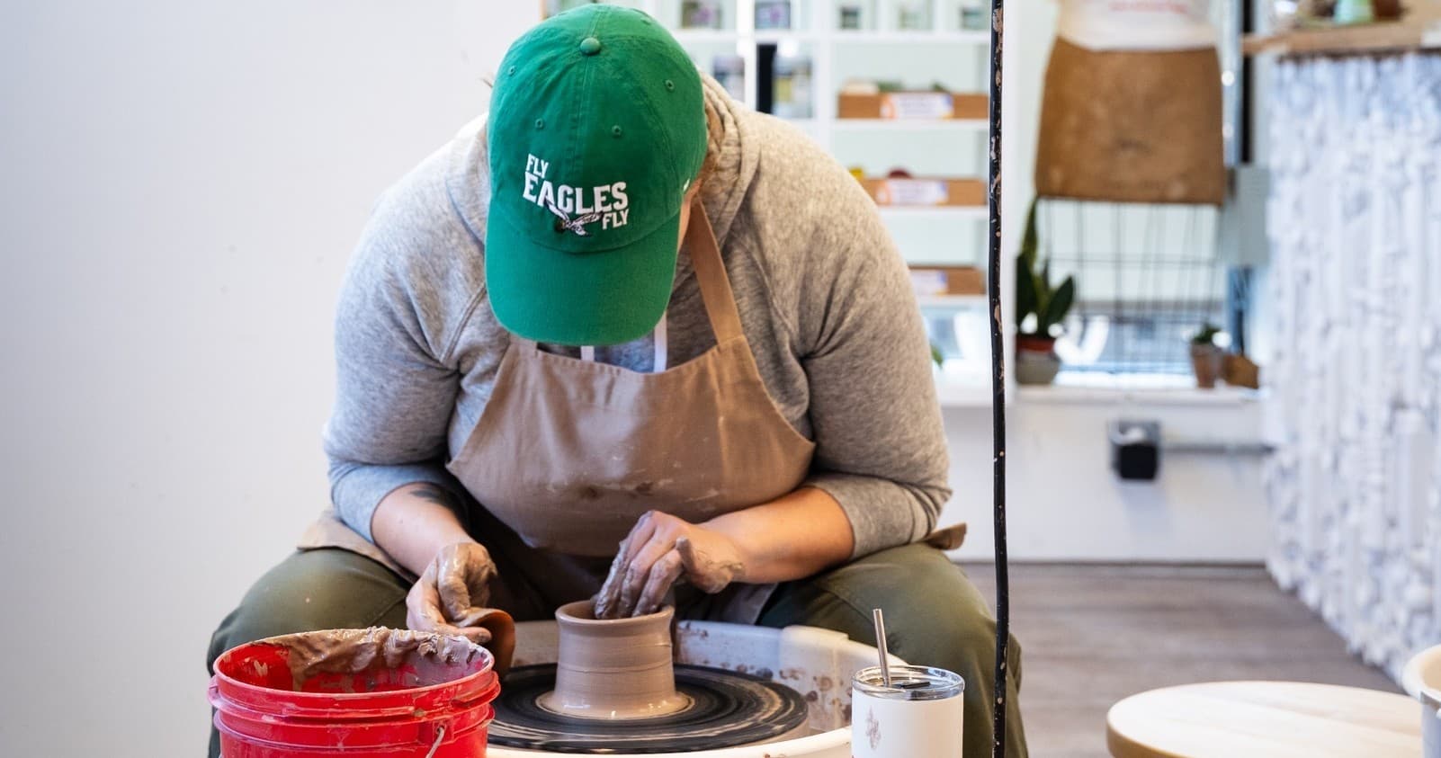 Wheelthrowing 101 in South Philly: Beginner Pottery Class at Black Hound Clay Studio South