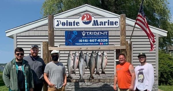 Full Day Fishing Charter in North Muskegon, Michigan