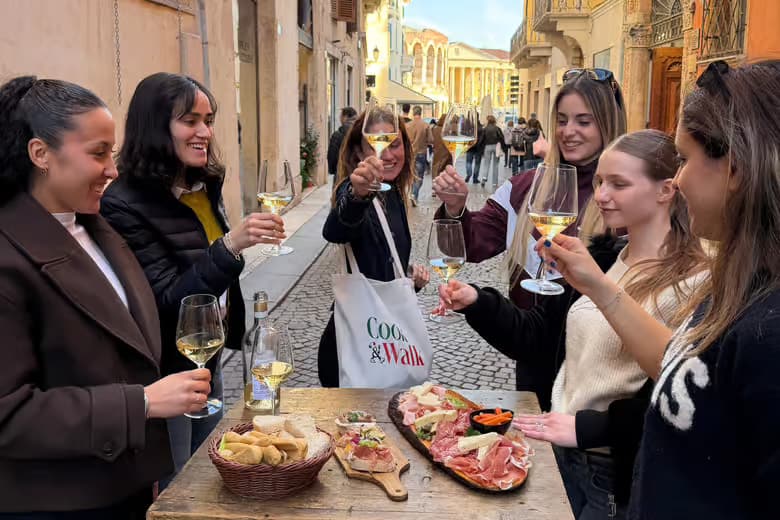 Taste Verona: Evening Food Tour with Dinner, Wine & Gelato