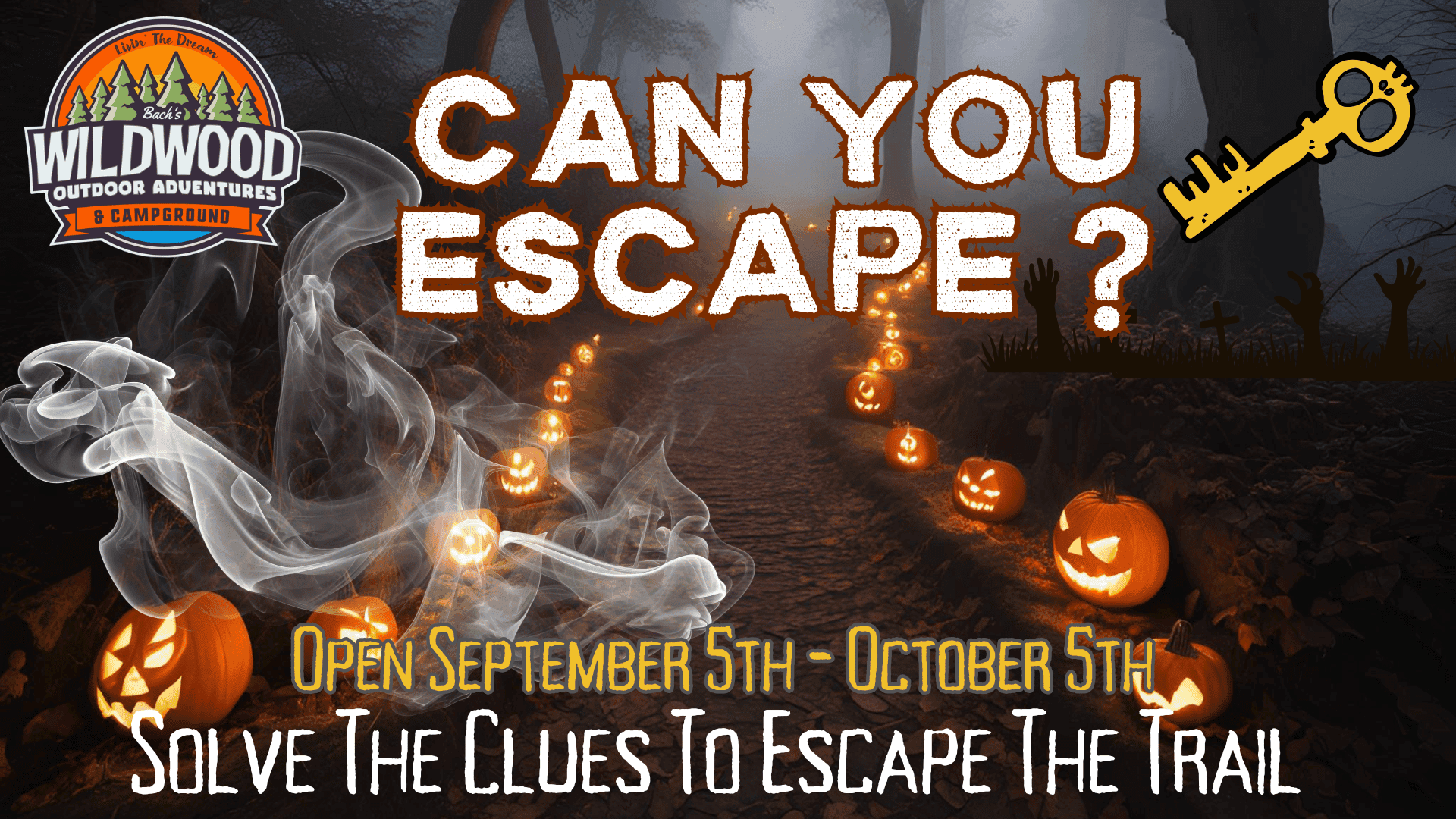 Halloween Escape Trail Adventure in Eagle River, WI