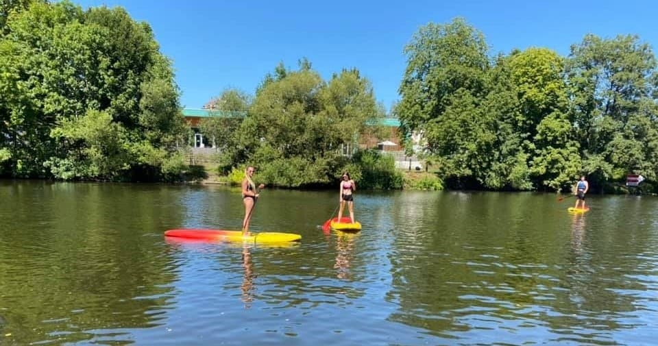Stand Up Paddling on the Lahn with Weilburger Touristikbetriebe