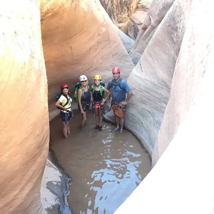 Family Canyoneering Adventure in Moab, Utah