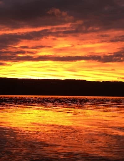 Seneca Lake Sunset Boat & Waterfall Tour with Falling Waters