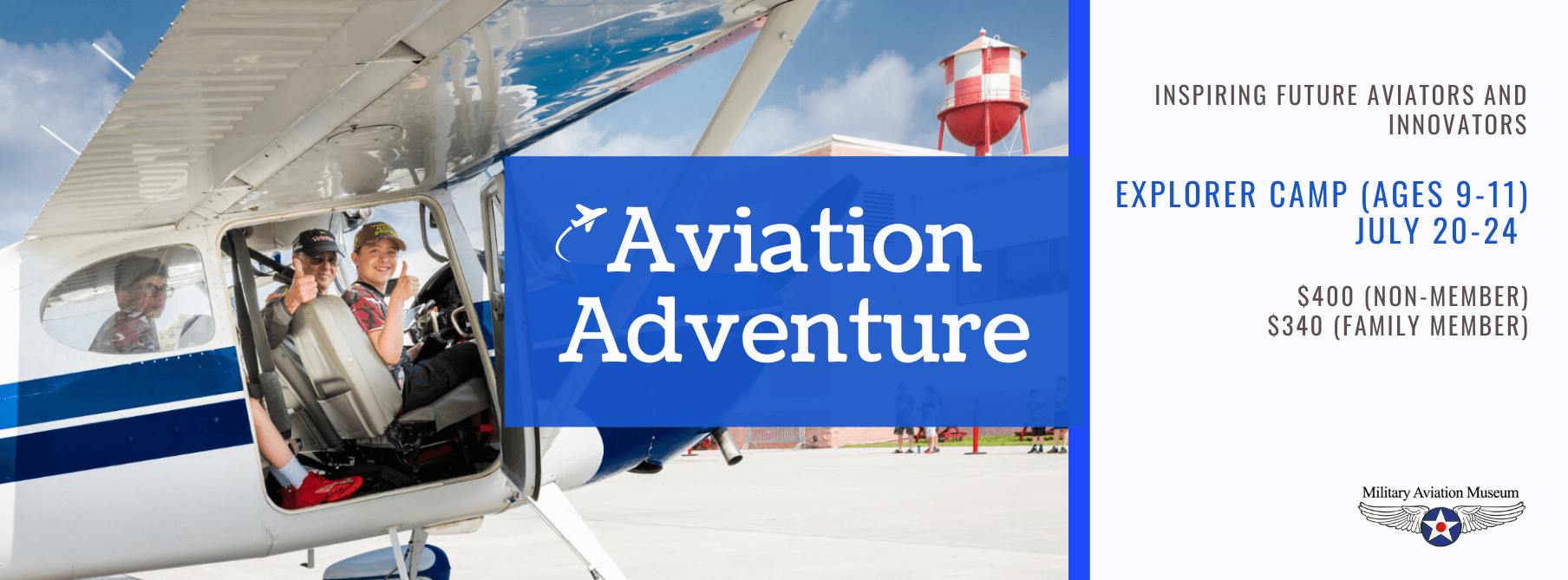 Explorer Aviation Adventure Camp: Hands-On Flight Week for 9–11-Year-Olds in Virginia Beach