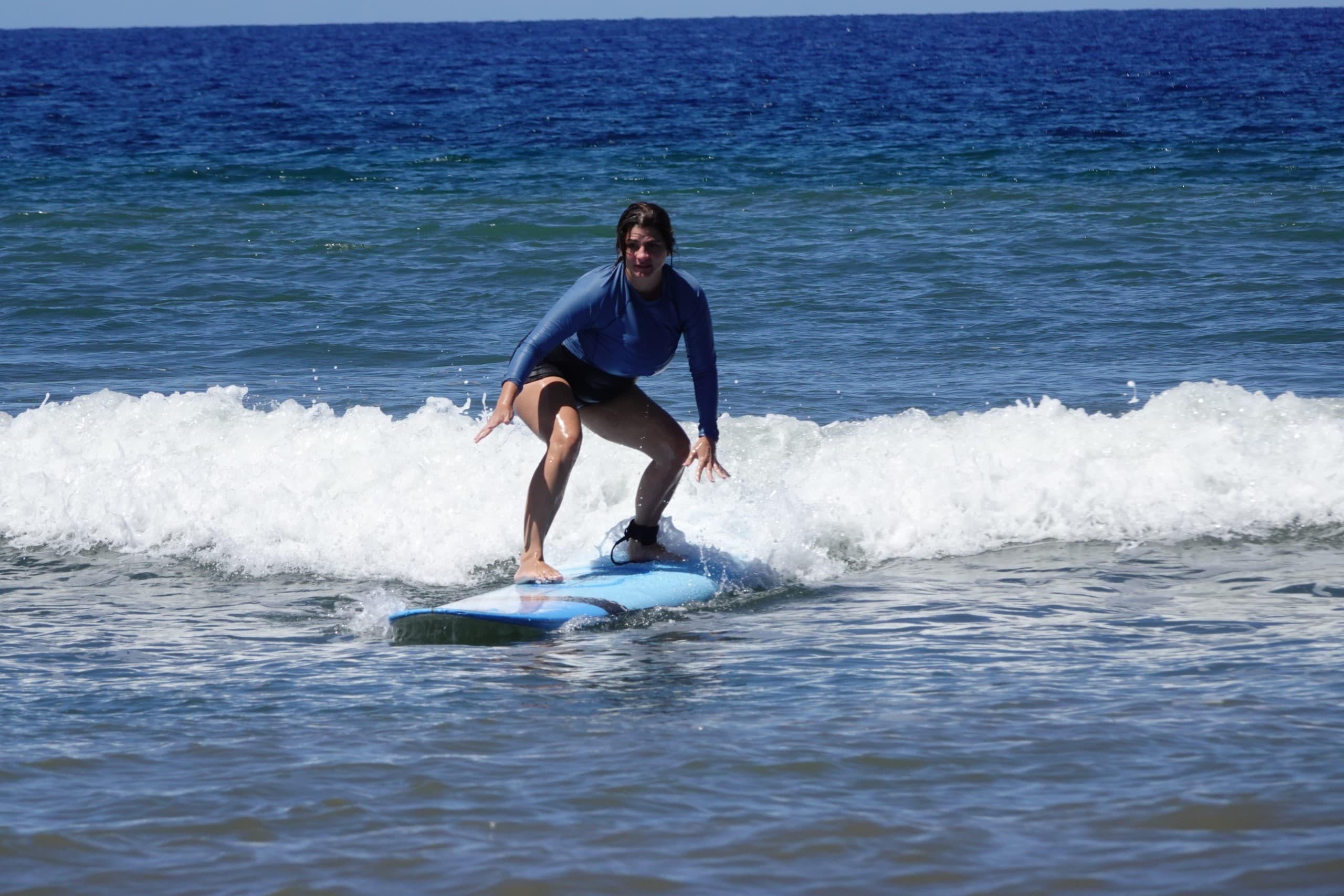 Mom's Surf Camp Day: Beginner Surf Lessons for Moms at Ukumehame Beach, Maui