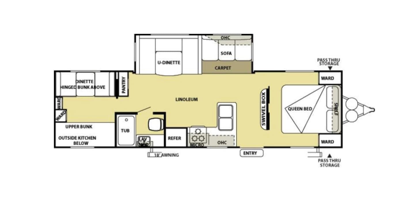 Hassle-Free Camping with 2018 Salem 30' Trailer Rentals in Lake Havasu City