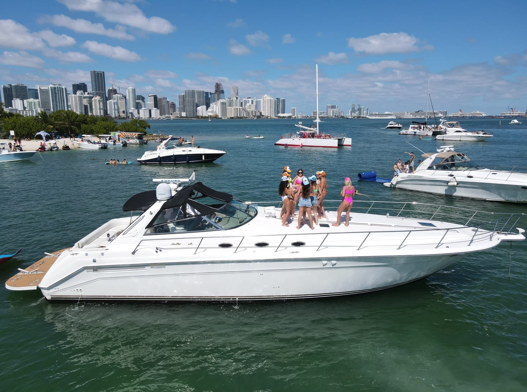 Luxury Yacht Experience with Jetski Rentals of South Florida in Miami
