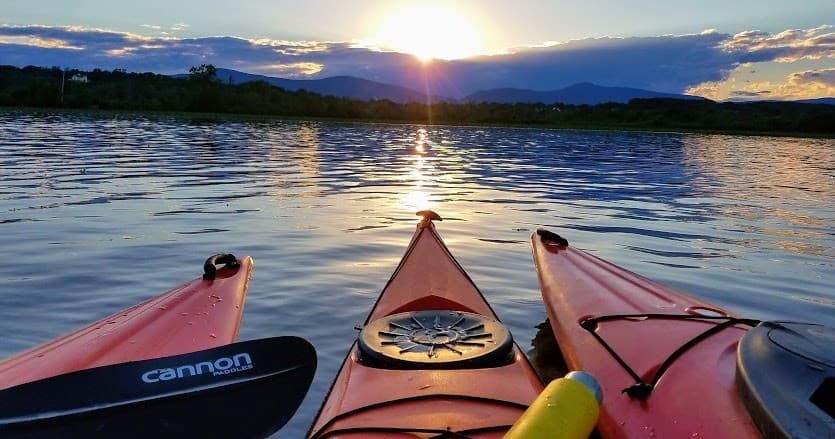 Sunset Kayaking with I Paddle New York in Saugerties