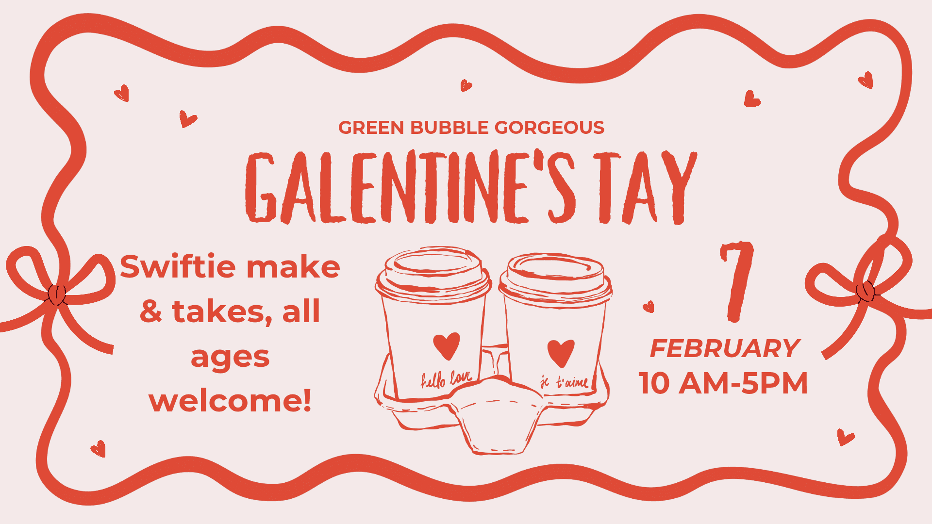 Galentine's Tay! Taylor Swift Make-and-Take Workshop in Perrysburg, Ohio
