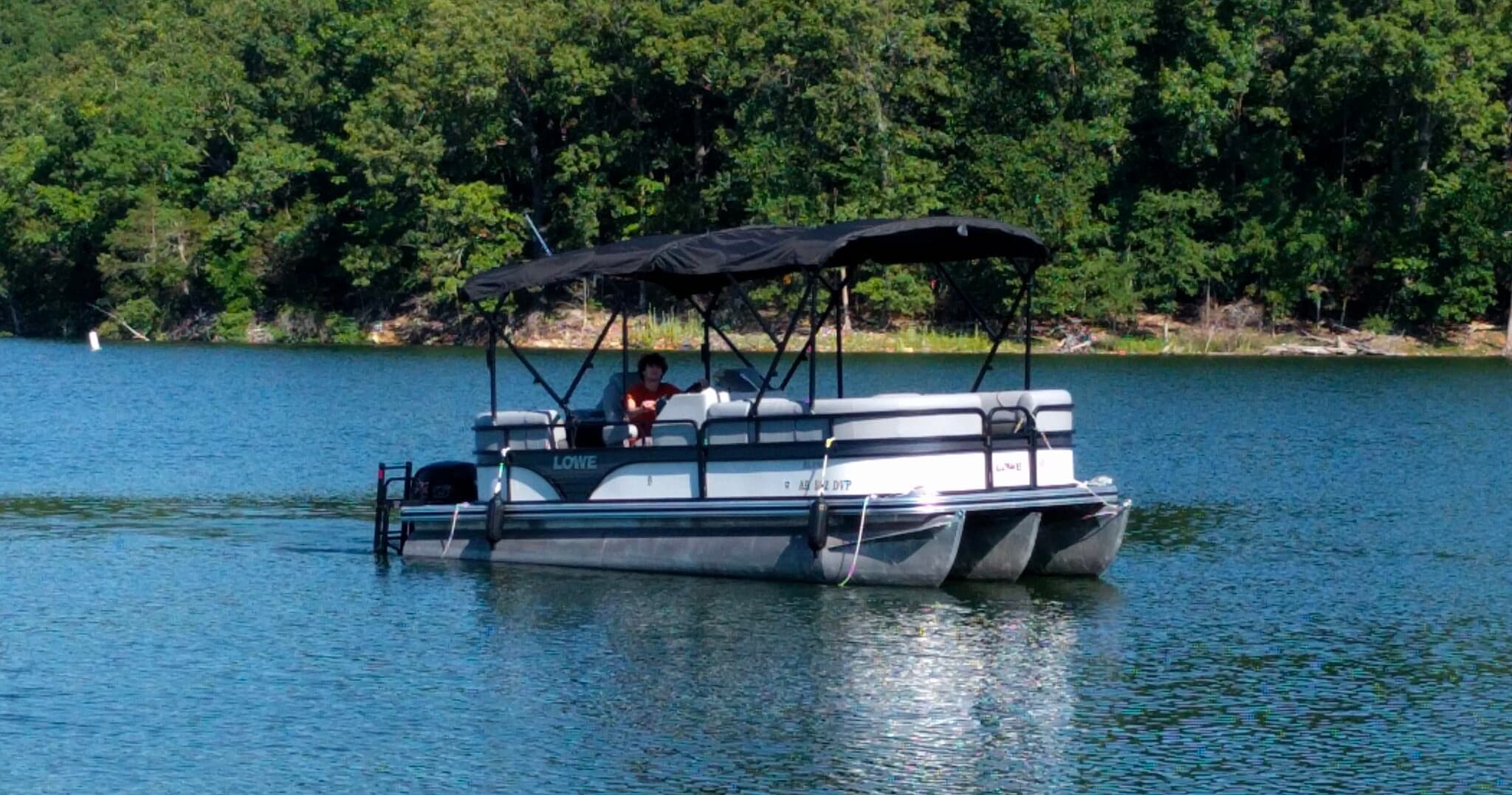 Pontoon Boat Rental at Fout Boat Dock in Gamaliel