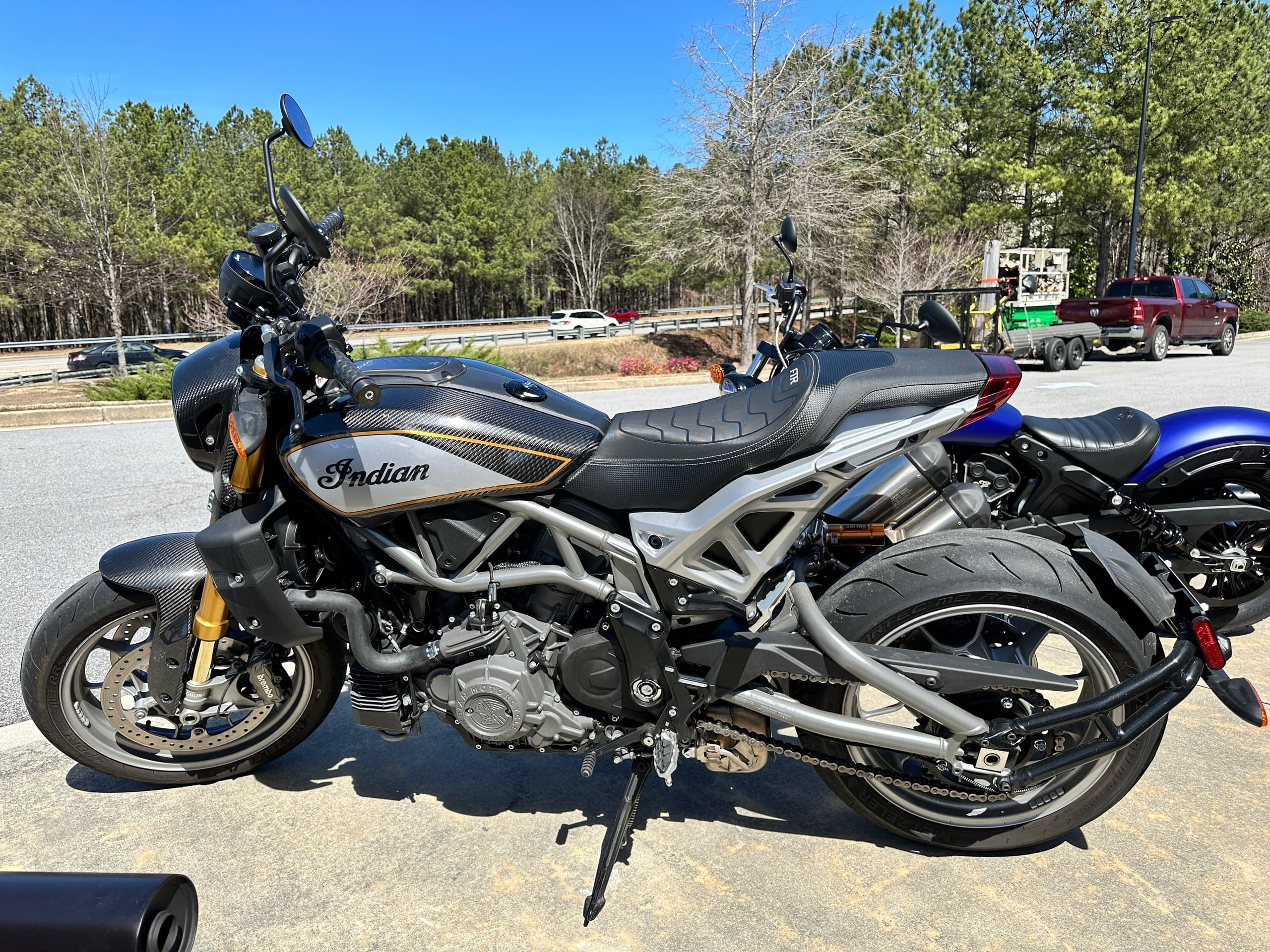 FTR Carbon Motorcycle Rental in Buford, Georgia