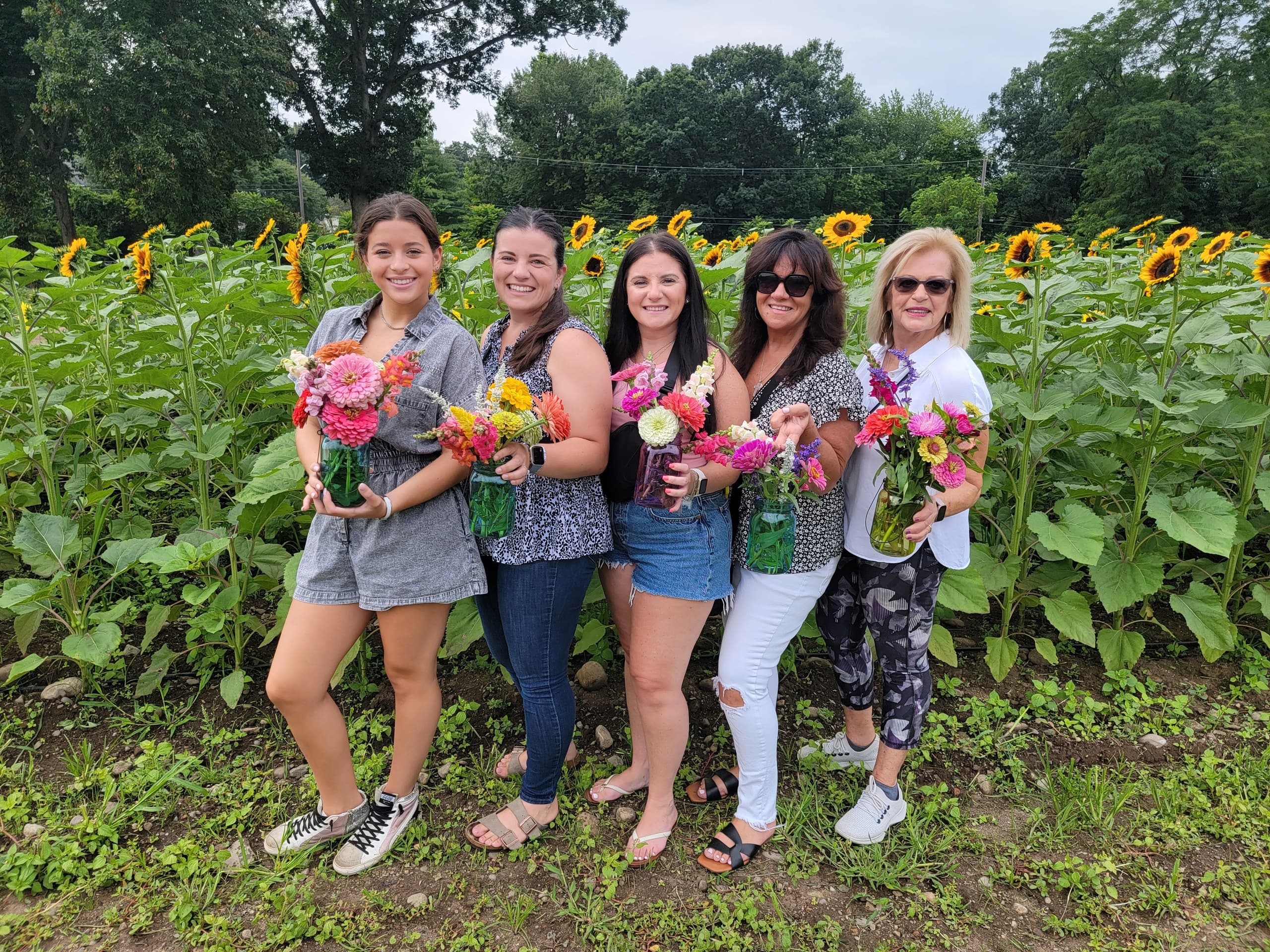 Wildflower Picking at Abma's Farm in Wyckoff, NJ