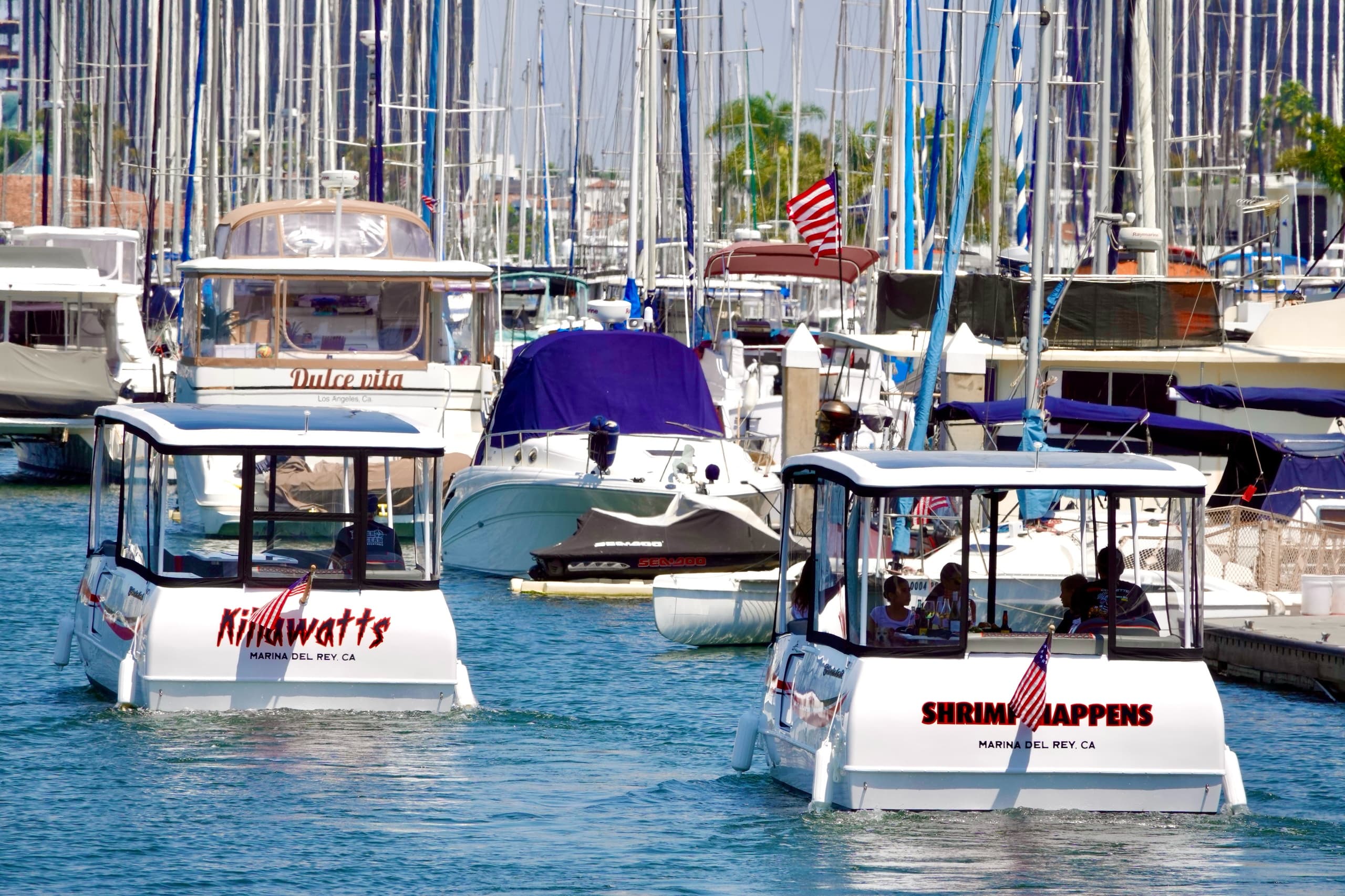 Electric Boat Rentals in Marina del Rey, California