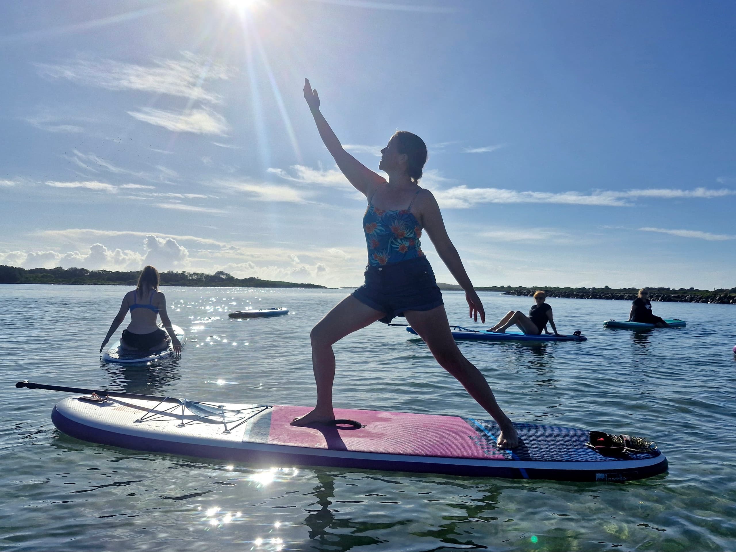 SUP Yoga & Sound Bath on Lake Illawarra: Floating Yoga and Guided SUP Sessions photo 4