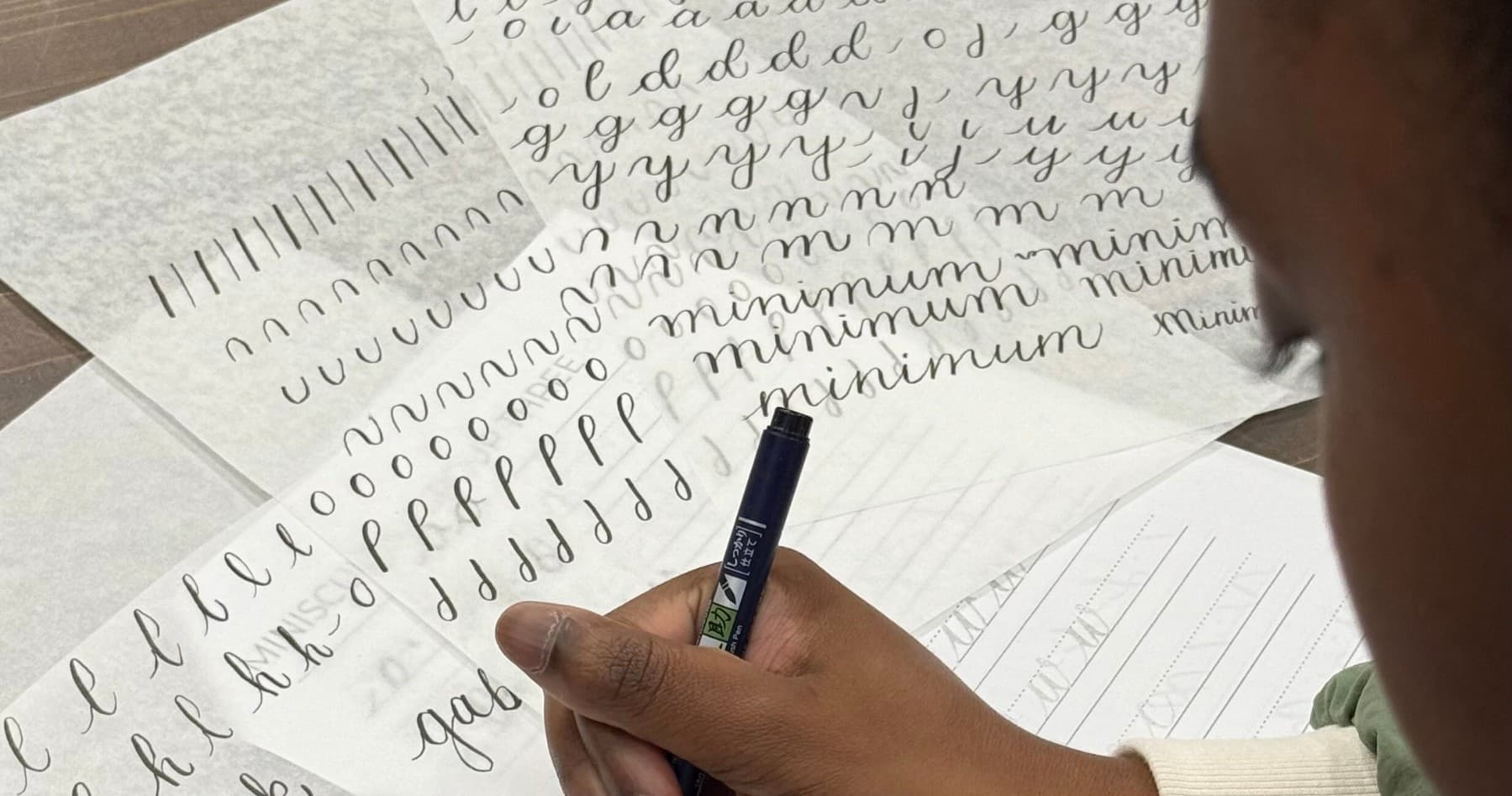Modern Brush Calligraphy Workshop at Keppel & Kismet Studio — Baltimore Hands-On Class