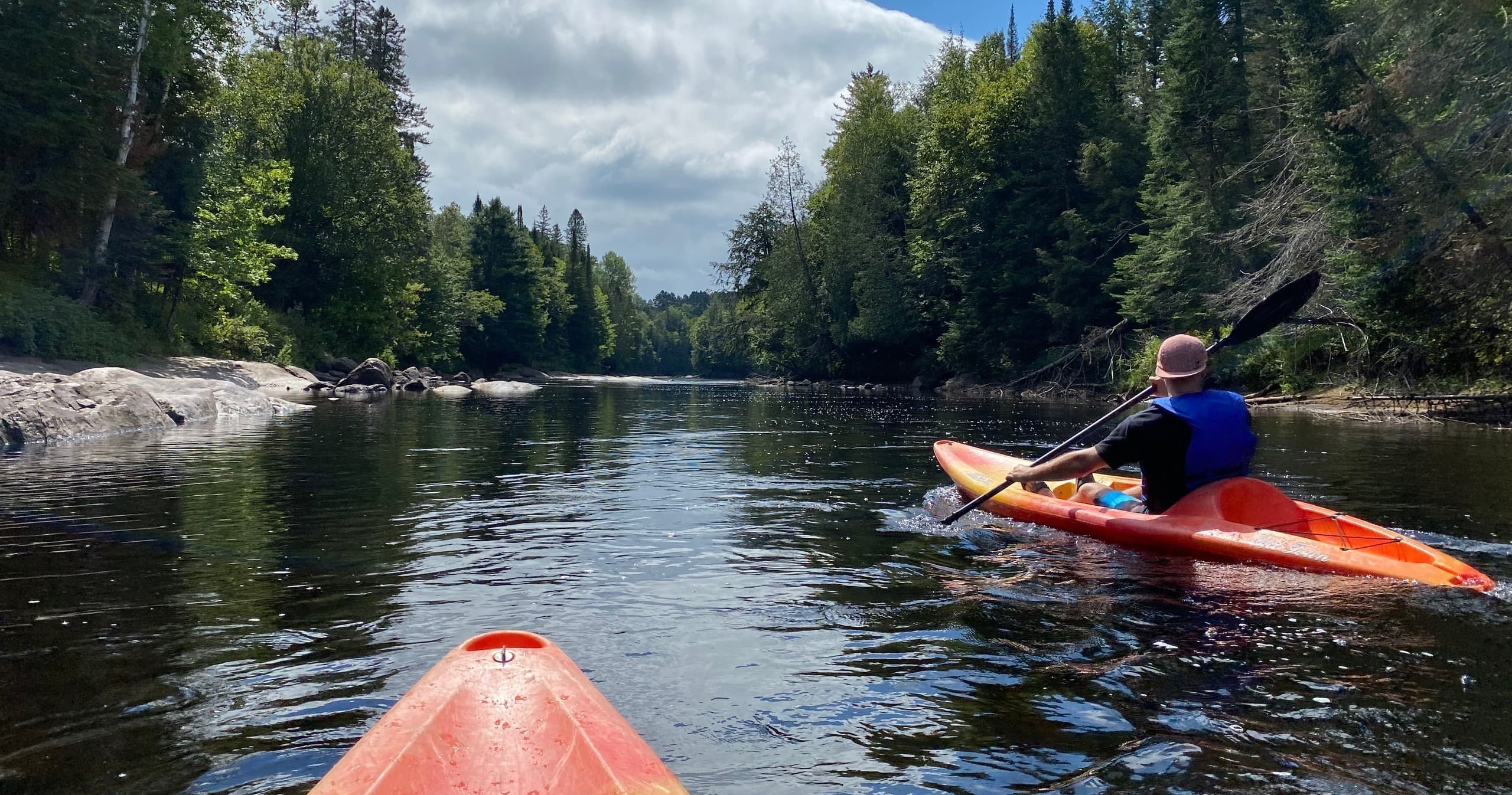 Kayaking Adventure at Rouge & Diable River by L'Expédition