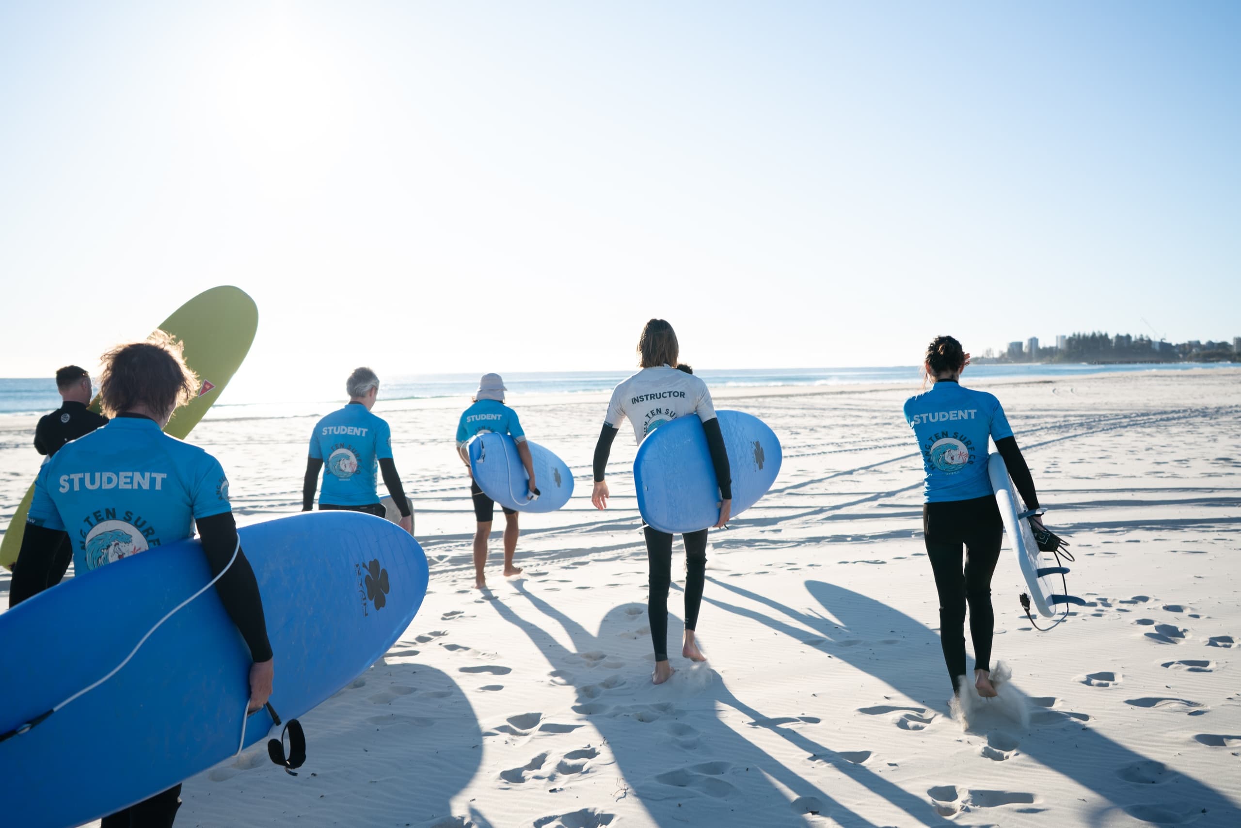 Surf Lesson at Hang Ten Surf School: Beginner Waves in [Location]