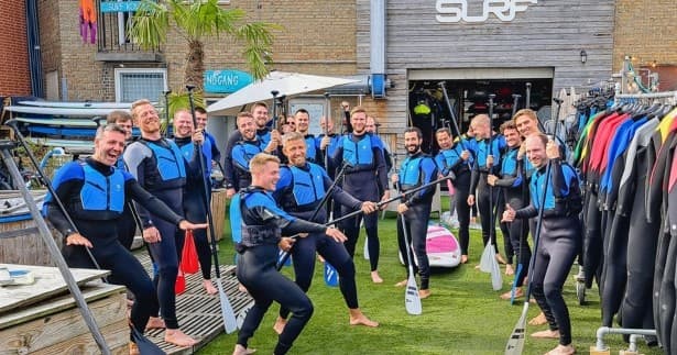 SUP Team Events with Surf Agency in Aarhus