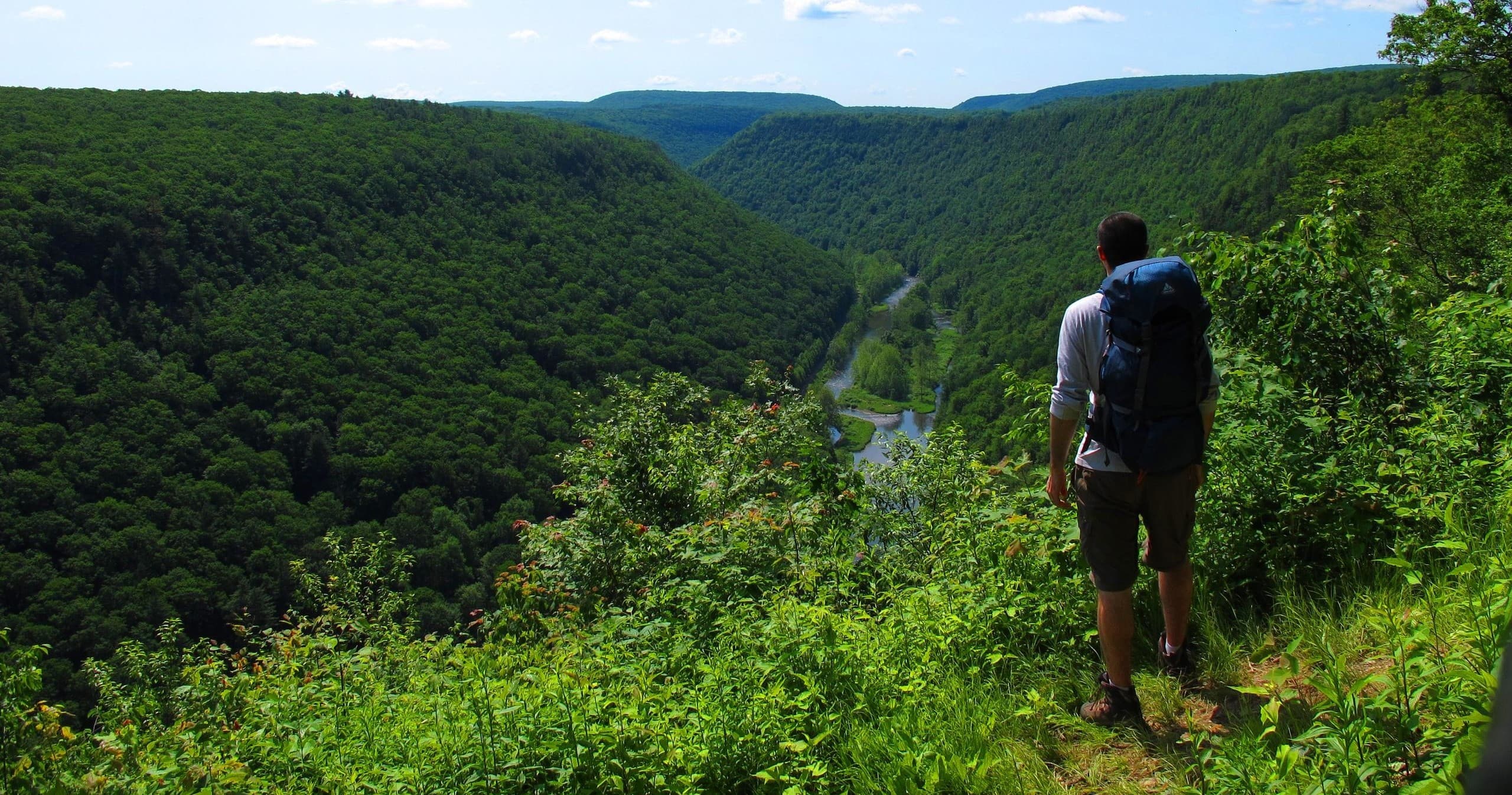 Rattlesnake Rock Drop Off Adventure in Wellsboro, PA