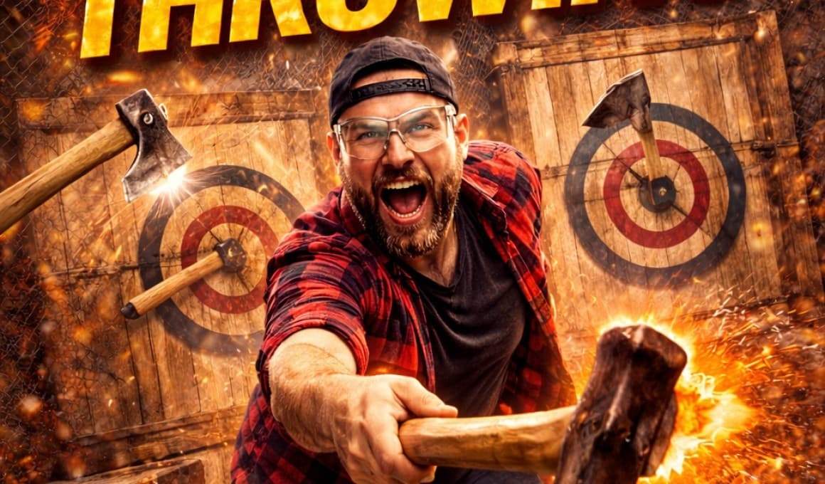 Axe Throwing in Ipswich — 60-Min Session at 83 Oxford St North Booval