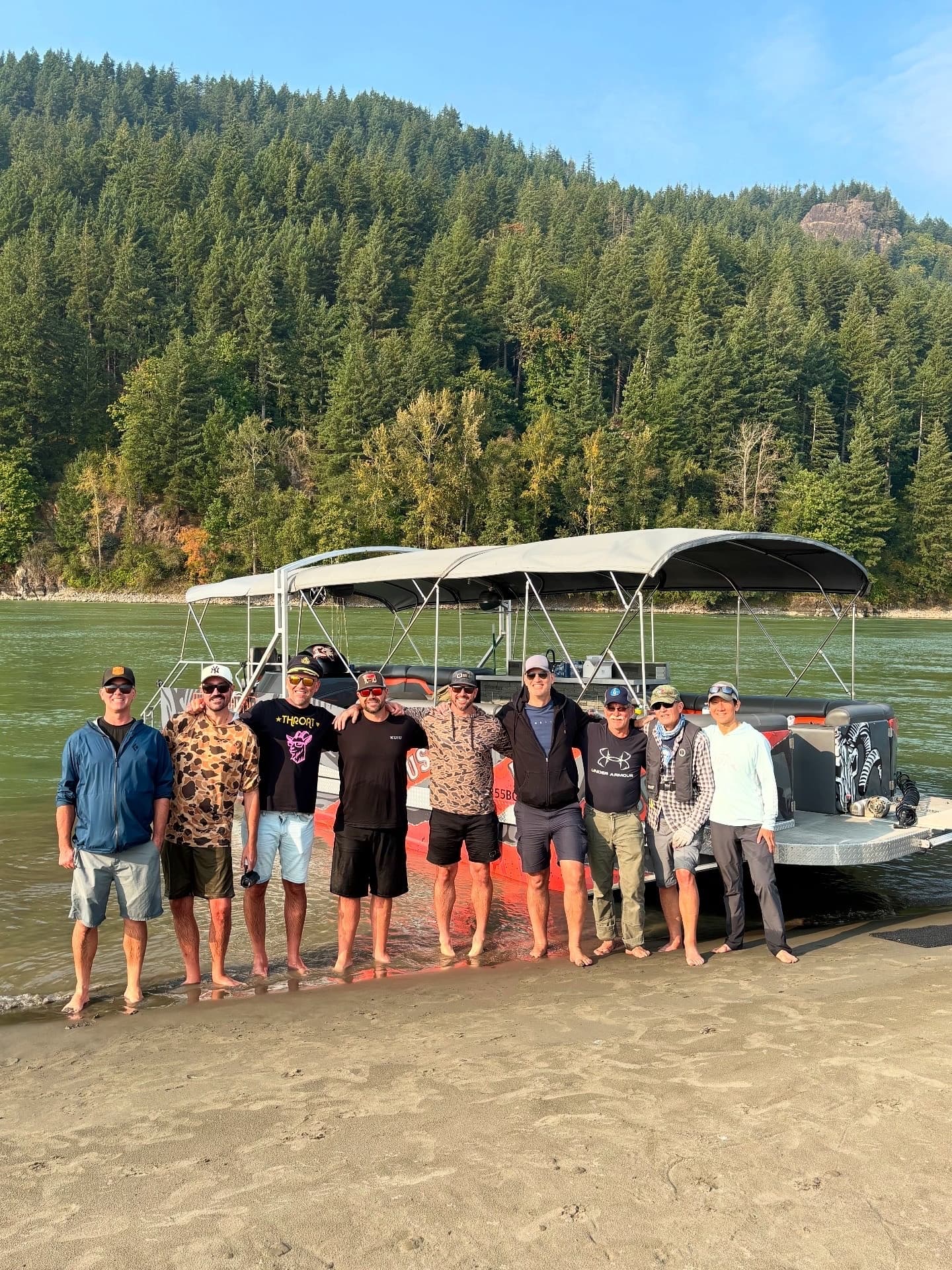 Fireside Pontoon: Holiday Sturgeon Charter on Harrison Lake photo 1