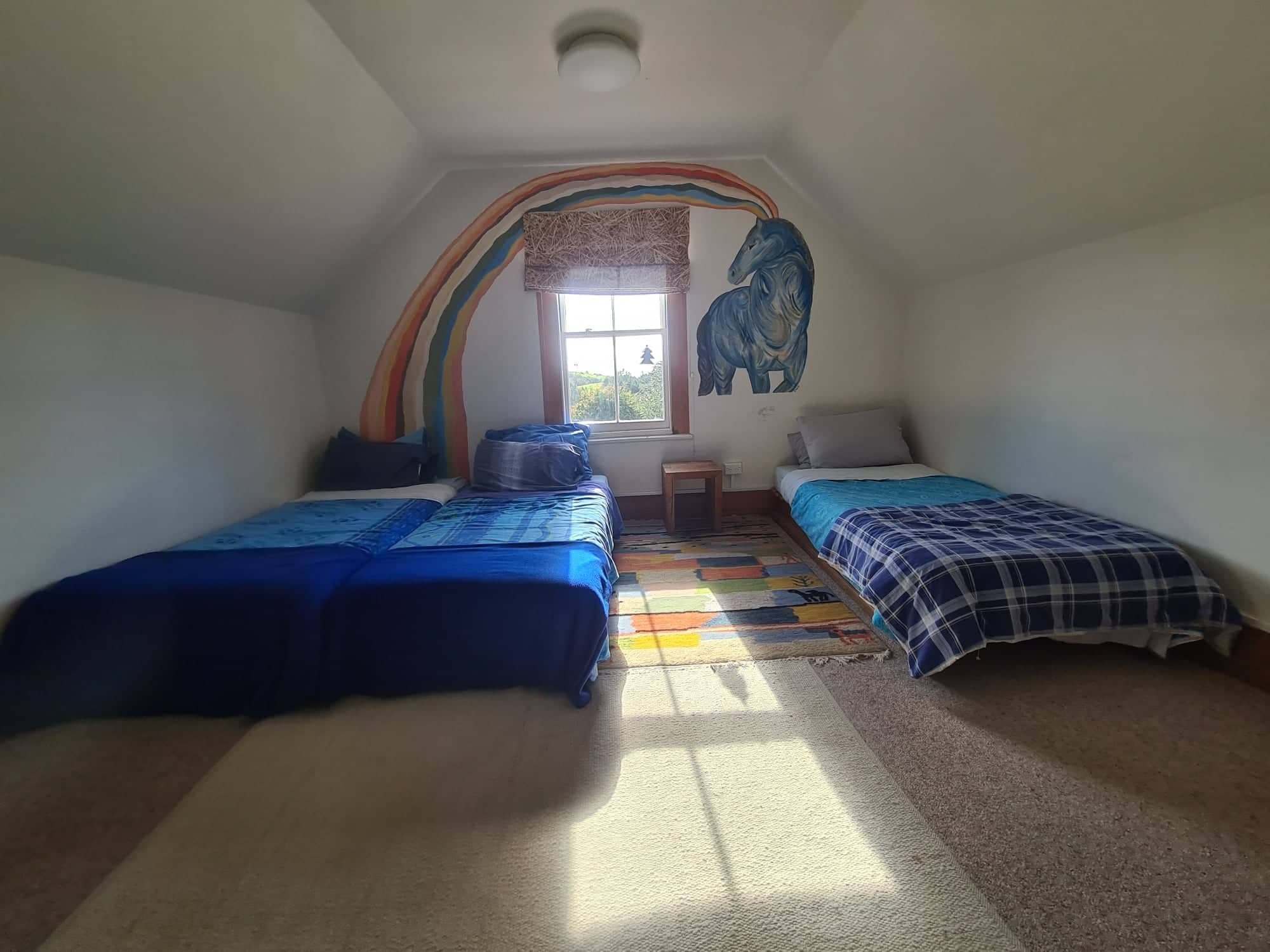 Comfort & Adventure at Hack Farm’s Blue Rider Room in Tākaka