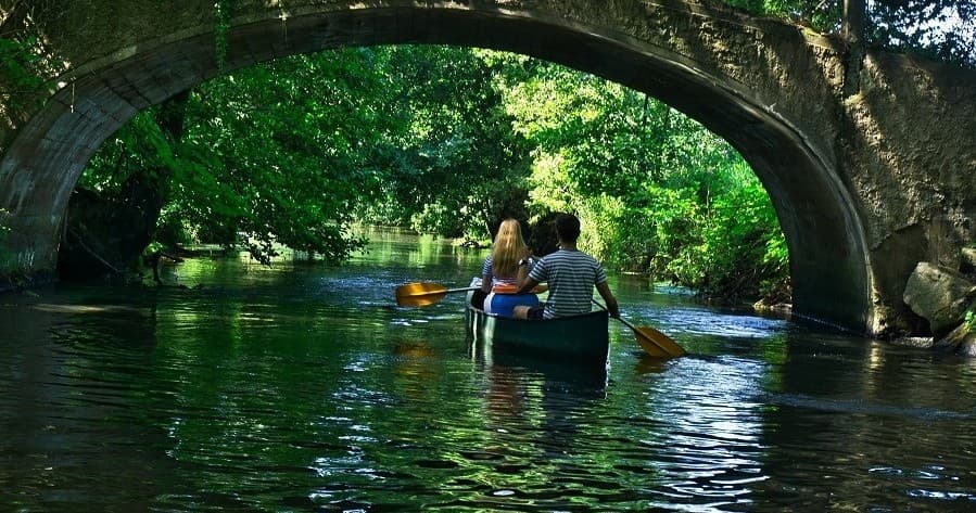 Water Activities: Heide Kanu Paddling on the Ilmenau River