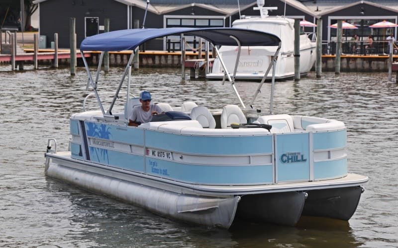 Sunset Cruises Aboard the 24' Berkshire 'License to Chill' Pontoon in Saugatuck