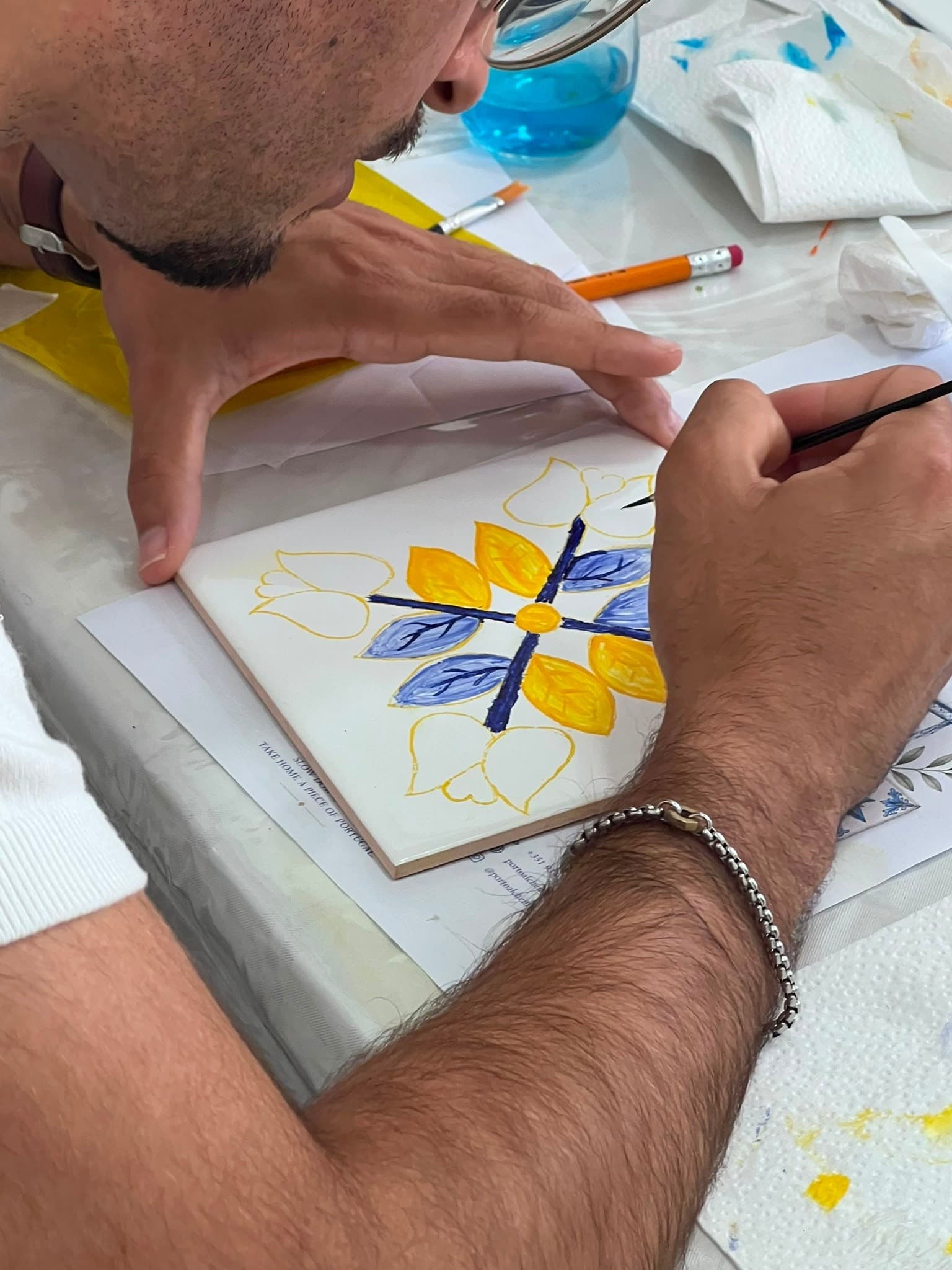 Hands-On Azulejos: Paint Your Own Portuguese Tile in Porto photo 4