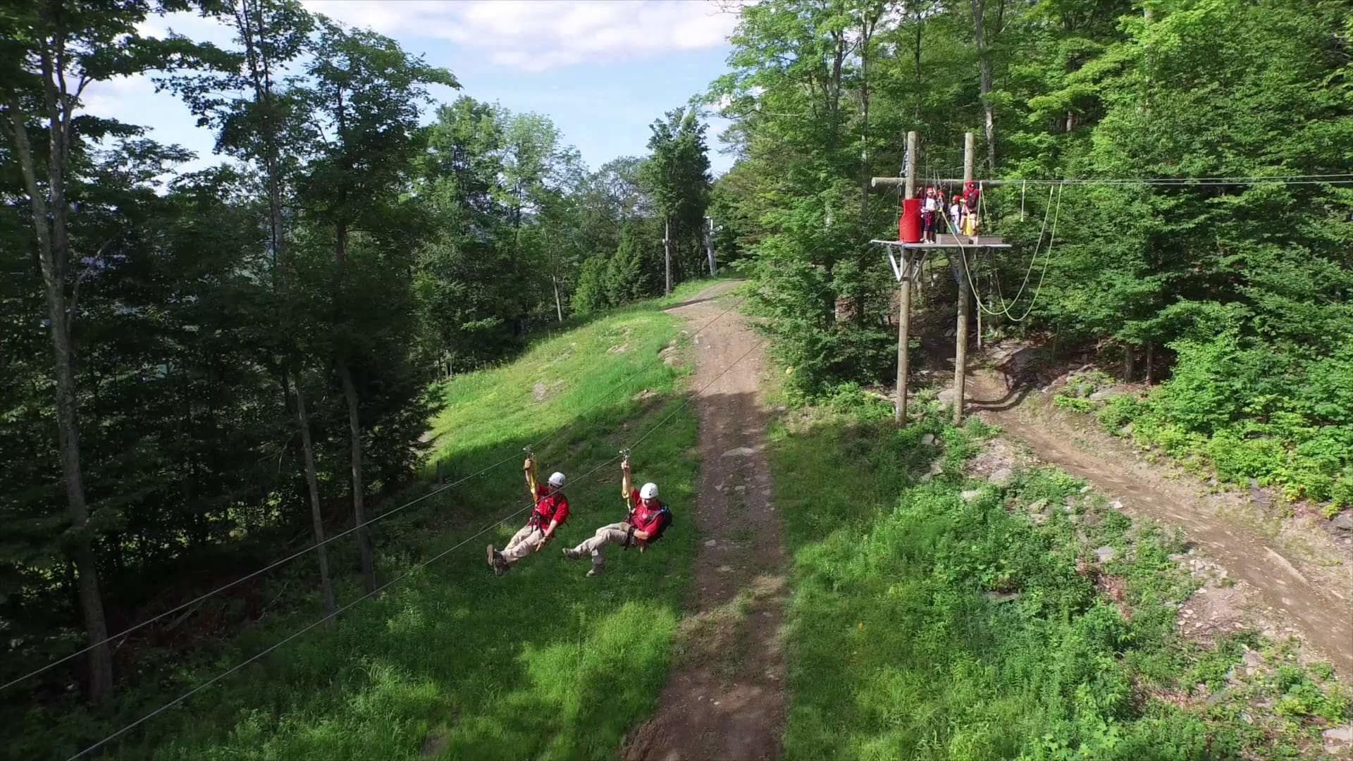 Mountain Top Zip Line Tour at Berkshire East Mountain Resort
