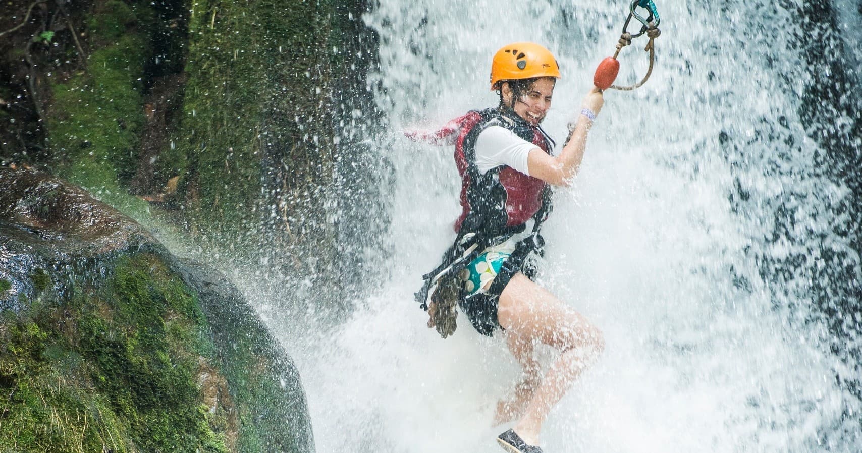 Private Canyoning Waterfall Tour at Hacienda Guachipelin