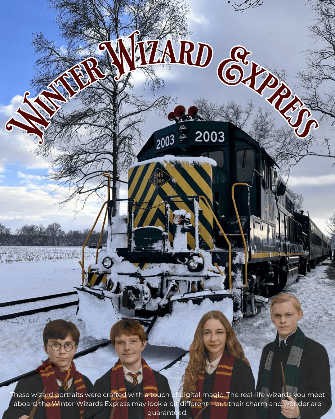 Winter Wizards Express: First-Class Table Car Ride on Woodstown Central Railroad photo 3