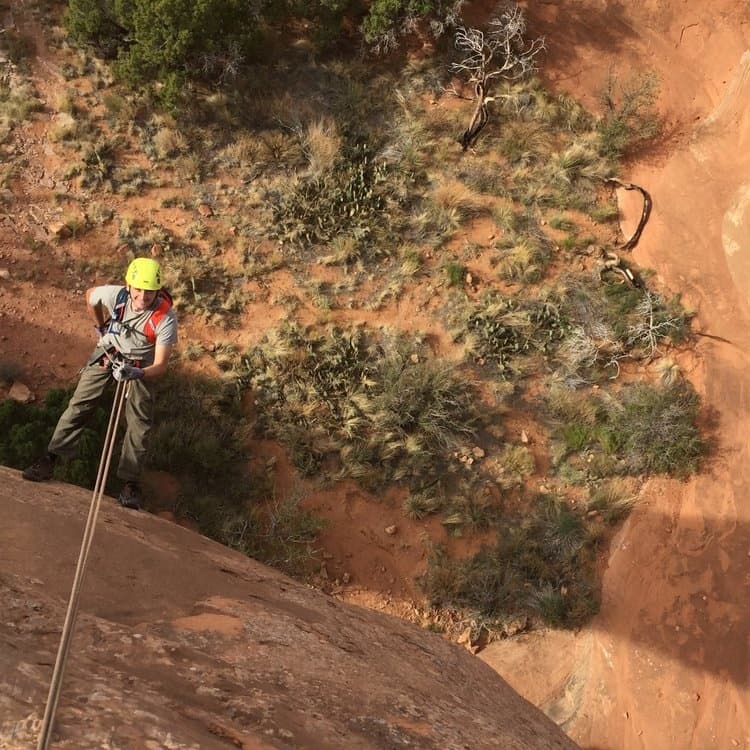 Family Rappelling Half-Day with Windgate Adventures in Moab