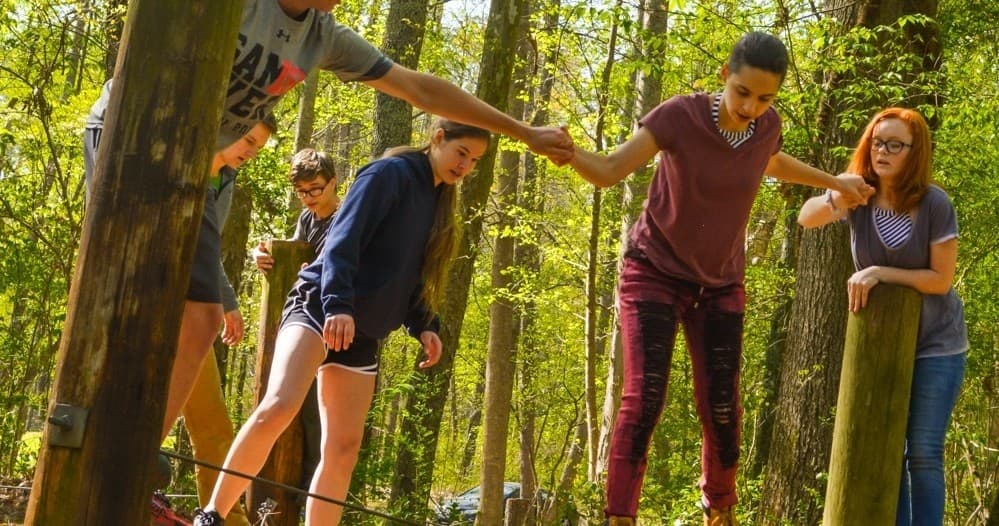 Low Ropes Course at Outdoor Adventure Rafting in Benton
